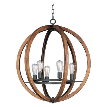 Maxim Bodega Bay-Single-Tier Chandelier 20918APAR
